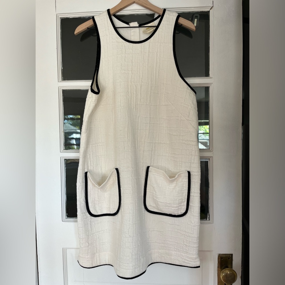 Maeve patch pocket mini dress
